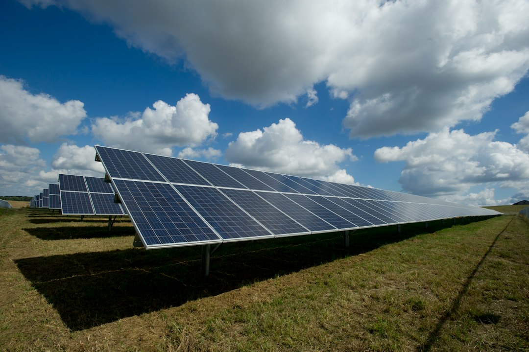 Utility-scale solar photovoltaic panel array