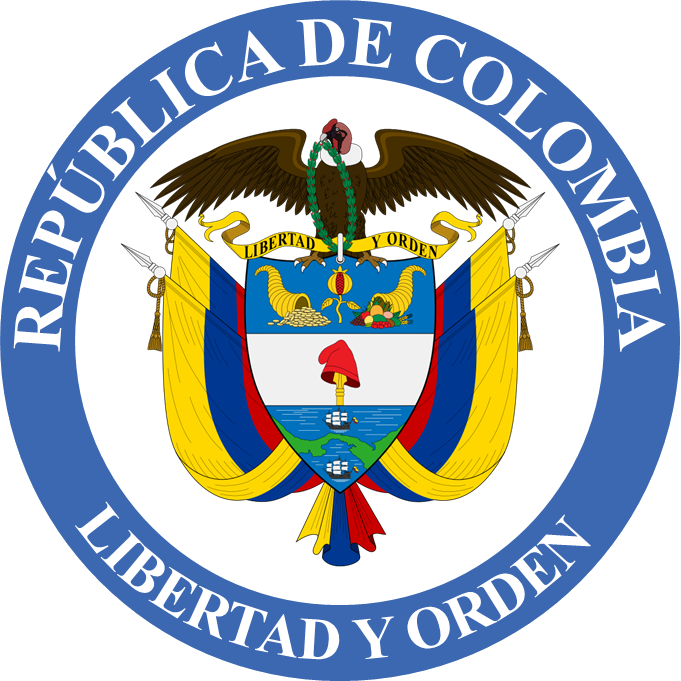 Logo of the Ministerio de Hacienda y Credito Publico of Colombia